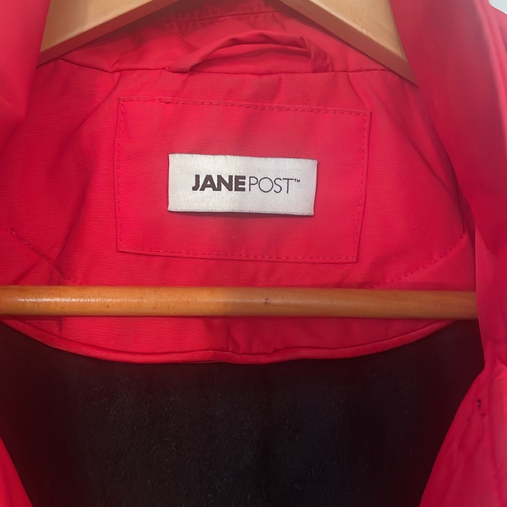 Jane Post Toggle Hooded Raincoat - image 4
